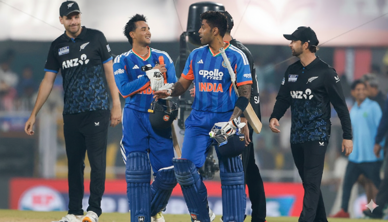 India vs New Zealand 4th T20 Match Result 2026 – Shocking Last-Over Thriller!